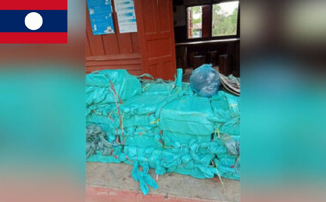 ラオス　カンボジアとの国境付近で大量の麻薬を押収　運び屋は逃亡中
